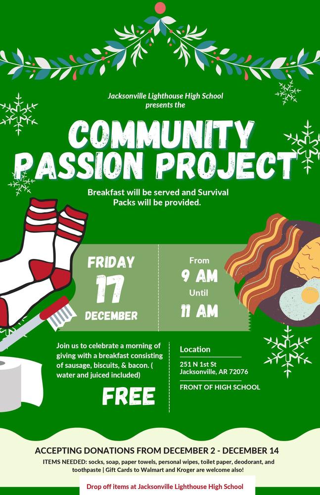 Jacksonville Lighthouse High School Community Passions Project