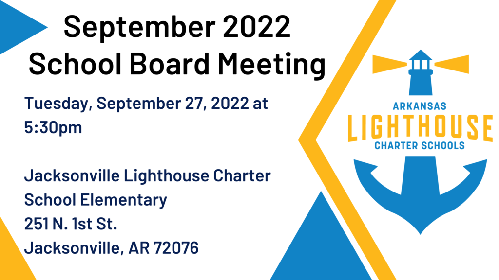 Don't forget about tonight's monthly school board meeting being held at the Jacksonville Elementary Campus at 5:30 pm. Or join us on Zoom: https://arlcs-org.zoom.us/j/82366898031